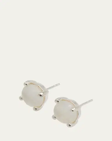Ippolita Mini Stud Earrings in Sterling Silver | Thumbnail 4 Ippolita Mini Stud Earrings in Sterling Silver | Thumbnail 4
