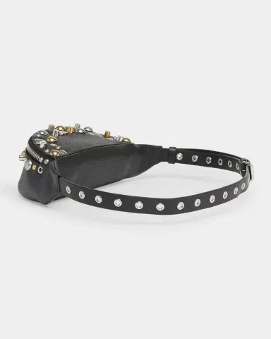 Valentino Garavani Men's Nellcote Studded Leather Belt Bag | Thumbnail 2 Valentino Garavani Men's Nellcote Studded Leather Belt Bag | Thumbnail 2