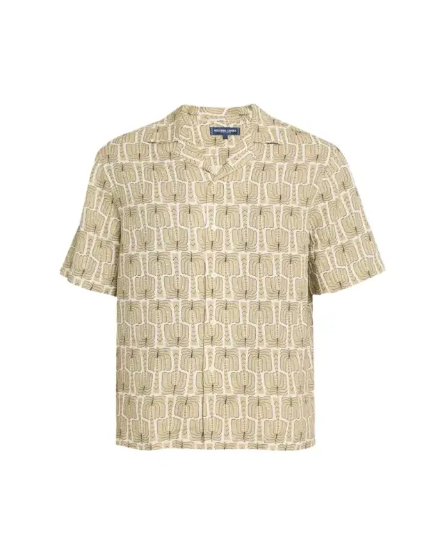 Men's Roberto Palmeira Linen Camp Shirt Men's Roberto Palmeira Linen Camp Shirt