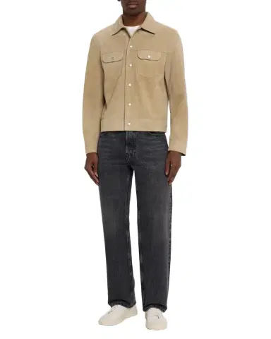 Frame Men's Suede Trucker Jacket | Thumbnail 1 Frame Men's Suede Trucker Jacket | Thumbnail 1