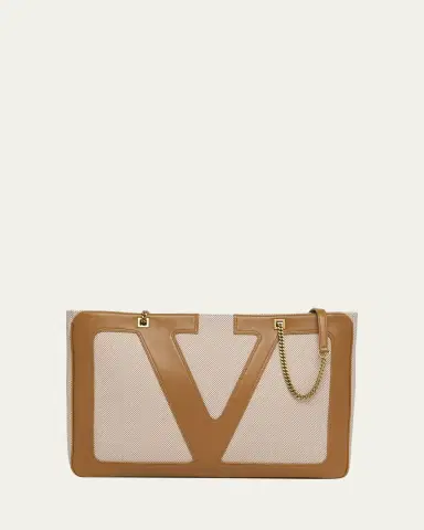 Valentino Garavani Viva Superstar Large VLOGO Canvas Tote Bag | Thumbnail 6 Valentino Garavani Viva Superstar Large VLOGO Canvas Tote Bag | Thumbnail 6