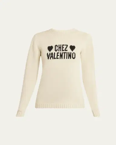 Valentino Garavani Chez Valentino Beaded Wool Sweater | Thumbnail 5 Valentino Garavani Chez Valentino Beaded Wool Sweater | Thumbnail 5