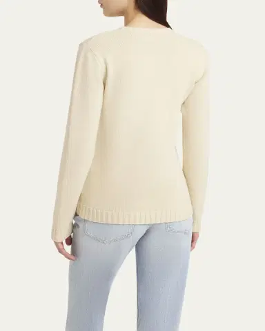 Valentino Garavani Chez Valentino Beaded Wool Sweater | Thumbnail 7 Valentino Garavani Chez Valentino Beaded Wool Sweater | Thumbnail 7