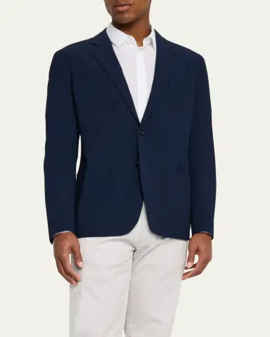 Giorgio Armani Men's Upton Seersucker Sport Coat | Thumbnail 4 Giorgio Armani Men's Upton Seersucker Sport Coat | Thumbnail 4