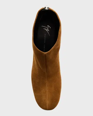 Giuseppe Zanotti Sensorial Suede Leather Ankle Booties | Thumbnail 6 Giuseppe Zanotti Sensorial Suede Leather Ankle Booties | Thumbnail 6