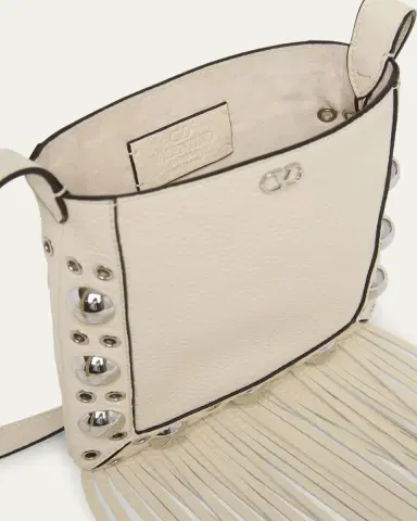 Valentino Garavani Nellcote Small Fringe Studded Leather Crossbody Bag | Thumbnail 4 Valentino Garavani Nellcote Small Fringe Studded Leather Crossbody Bag | Thumbnail 4