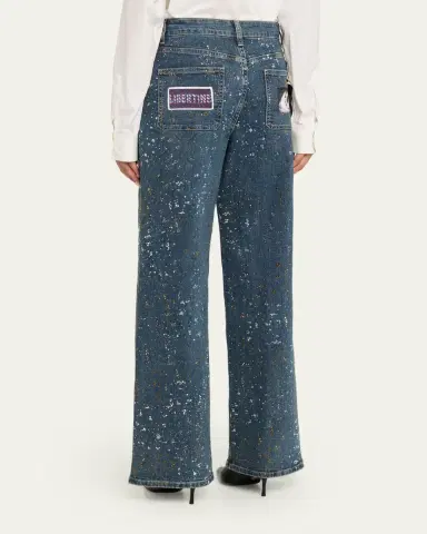 Libertine Meteor Shower Baggy Jeans with Labels | Thumbnail 3 Libertine Meteor Shower Baggy Jeans with Labels | Thumbnail 3