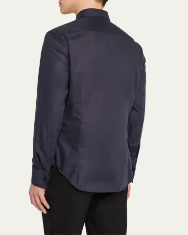 Giorgio Armani Men's Pleated Bib Tuxedo Shirt | Thumbnail 9 Giorgio Armani Men's Pleated Bib Tuxedo Shirt | Thumbnail 9