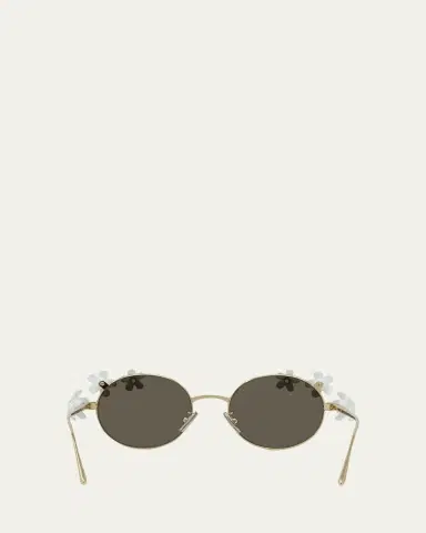 Loewe Signature Floral Metal Sunglasses | Thumbnail 10 Loewe Signature Floral Metal Sunglasses | Thumbnail 10