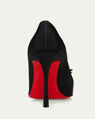 Christian Louboutin 100mm Cassia Satin Ballerina Pumps | Thumbnail 3 Christian Louboutin 100mm Cassia Satin Ballerina Pumps | Thumbnail 3