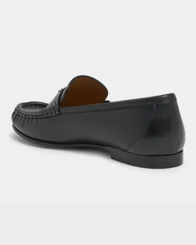 Chloé Leather Logo Chain Penny Loafers | Thumbnail 8 Chloé Leather Logo Chain Penny Loafers | Thumbnail 8