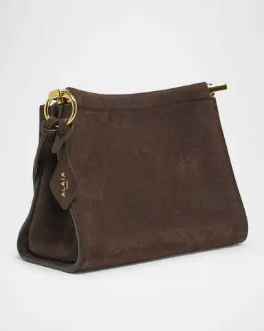 Alaïa Le Click Small Shoulder Bag in Nubuck Leather | Thumbnail 2 Alaïa Le Click Small Shoulder Bag in Nubuck Leather | Thumbnail 2