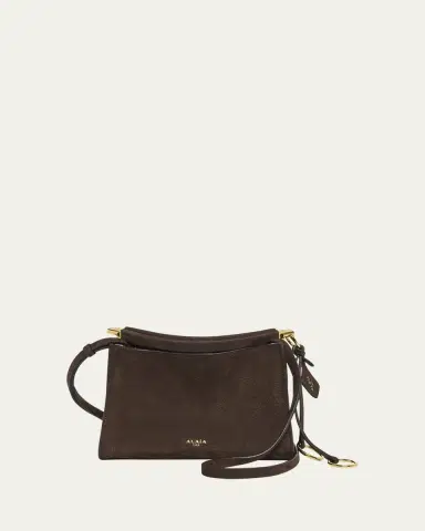 Alaïa Le Click Small Shoulder Bag in Nubuck Leather | Thumbnail 6 Alaïa Le Click Small Shoulder Bag in Nubuck Leather | Thumbnail 6