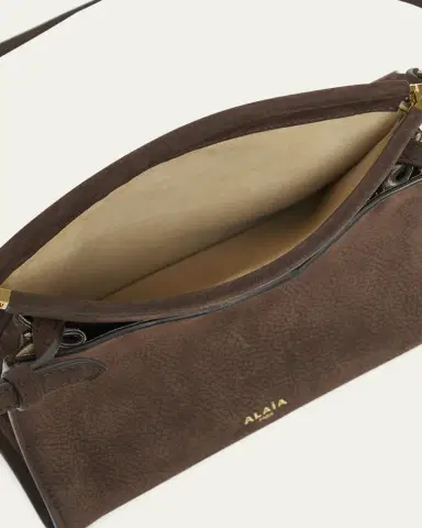 Alaïa Le Click Small Shoulder Bag in Nubuck Leather | Thumbnail 9 Alaïa Le Click Small Shoulder Bag in Nubuck Leather | Thumbnail 9