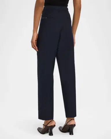 Marni Elastic Waistband Straight-Leg Trousers | Thumbnail 2 Marni Elastic Waistband Straight-Leg Trousers | Thumbnail 2