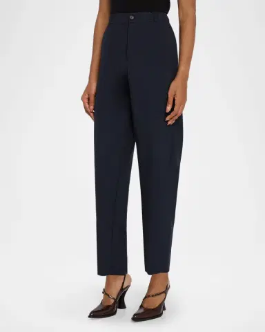 Marni Elastic Waistband Straight-Leg Trousers | Thumbnail 3 Marni Elastic Waistband Straight-Leg Trousers | Thumbnail 3