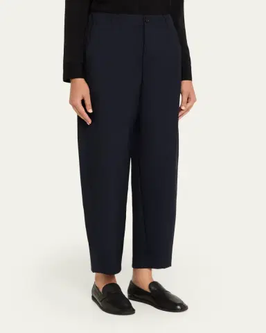 Marni Elastic Waistband Straight-Leg Trousers | Thumbnail 8 Marni Elastic Waistband Straight-Leg Trousers | Thumbnail 8