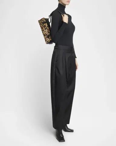 Alaïa Le Teckel Medium Shoulder Bag in Leopard Calf Hair | Thumbnail 4 Alaïa Le Teckel Medium Shoulder Bag in Leopard Calf Hair | Thumbnail 4