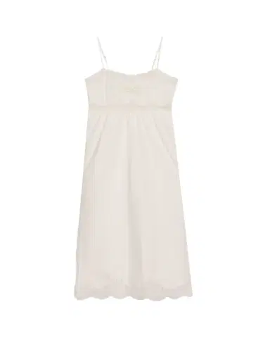 LoveShackFancy Vinca Lace-Trim Midi Dress | Thumbnail 1 LoveShackFancy Vinca Lace-Trim Midi Dress | Thumbnail 1