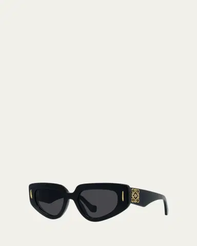 Loewe Anagram Geometric Acetate Sunglasses | Thumbnail 2 Loewe Anagram Geometric Acetate Sunglasses | Thumbnail 2