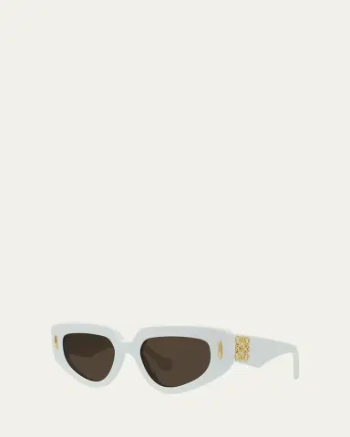 Loewe Anagram Geometric Acetate Sunglasses | Thumbnail 4 Loewe Anagram Geometric Acetate Sunglasses | Thumbnail 4