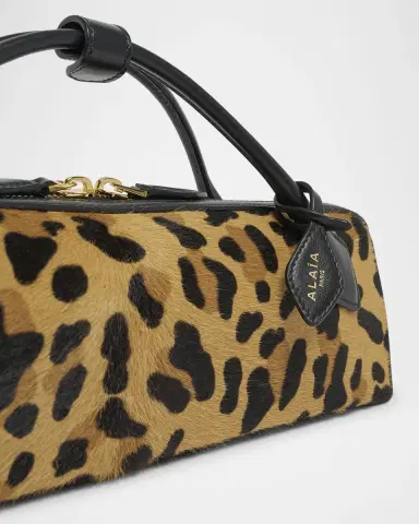 Alaïa Le Teckel Clutch Bag in Leopard Calf Hair | Thumbnail 6 Alaïa Le Teckel Clutch Bag in Leopard Calf Hair | Thumbnail 6