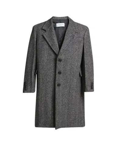 Givenchy Men's Donegal Herringbone Coat | Thumbnail 1 Givenchy Men's Donegal Herringbone Coat | Thumbnail 1