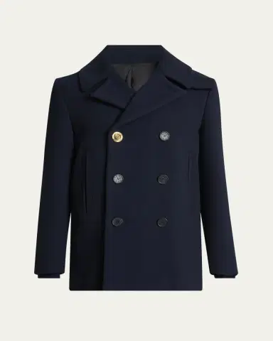Givenchy Men's Double-Face Wool Peacoat | Thumbnail 5 Givenchy Men's Double-Face Wool Peacoat | Thumbnail 5