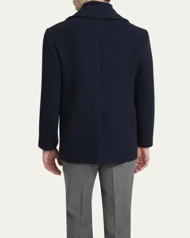 Givenchy Men's Double-Face Wool Peacoat | Thumbnail 7 Givenchy Men's Double-Face Wool Peacoat | Thumbnail 7