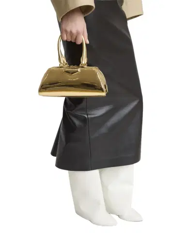 Givenchy Antigona Mini Top-Handle Bag in Mirror Laminated Leather | Thumbnail 1 Givenchy Antigona Mini Top-Handle Bag in Mirror Laminated Leather | Thumbnail 1