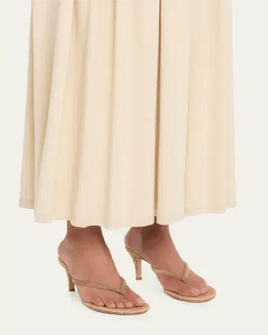 Gianvito Rossi 70mm Calypso Suede and Raffia Heeled Thong Sandals | Thumbnail 33 Gianvito Rossi 70mm Calypso Suede and Raffia Heeled Thong Sandals | Thumbnail 33