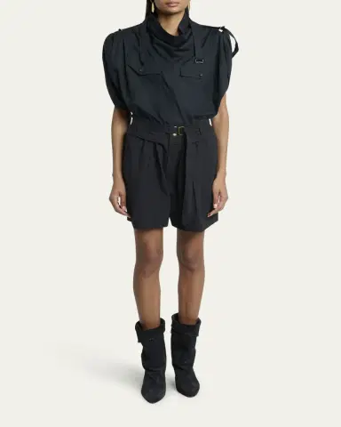 Etoile Isabel Marant Nemia Draped Utility Top | Thumbnail 2 Etoile Isabel Marant Nemia Draped Utility Top | Thumbnail 2