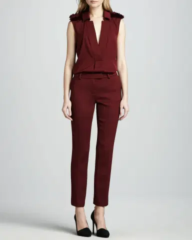 Giorgio Armani Gathered Leather Buckle Silk Dress | Thumbnail 6 Giorgio Armani Gathered Leather Buckle Silk Dress | Thumbnail 6