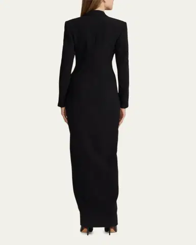 Ralph Lauren Collection Kristian Double-Breasted Evening Dress | Thumbnail 3 Ralph Lauren Collection Kristian Double-Breasted Evening Dress | Thumbnail 3