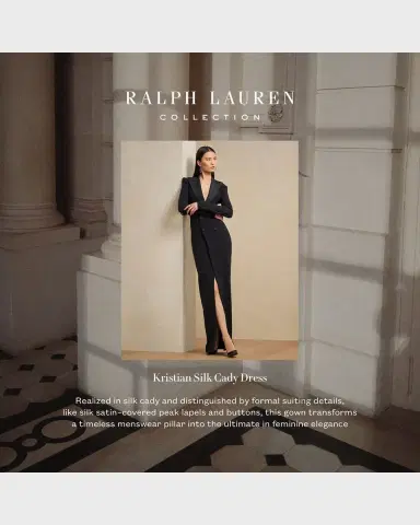 Ralph Lauren Collection Kristian Double-Breasted Evening Dress | Thumbnail 10 Ralph Lauren Collection Kristian Double-Breasted Evening Dress | Thumbnail 10