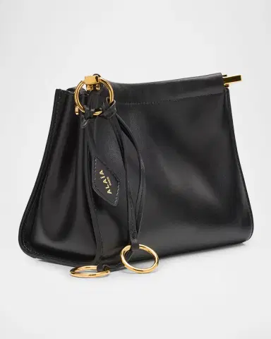 Alaïa Le Click Small Square Shoulder Bag in Glossy Leather | Thumbnail 2 Alaïa Le Click Small Square Shoulder Bag in Glossy Leather | Thumbnail 2