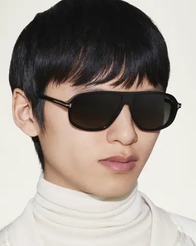 Tom Ford Men's Guillaume Acetate Aviator Sunglasses | Thumbnail 5 Tom Ford Men's Guillaume Acetate Aviator Sunglasses | Thumbnail 5