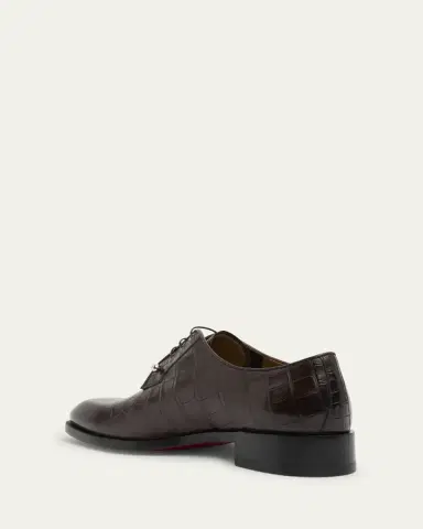 Christian Louboutin Men's Chambeliss Croc-Effect Leather Derby Shoes | Thumbnail 2 Christian Louboutin Men's Chambeliss Croc-Effect Leather Derby Shoes | Thumbnail 2
