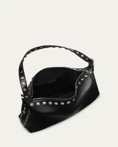 Stuart Weitzman Stuart Studded Leather Shoulder Bag | Thumbnail 2 Stuart Weitzman Stuart Studded Leather Shoulder Bag | Thumbnail 2