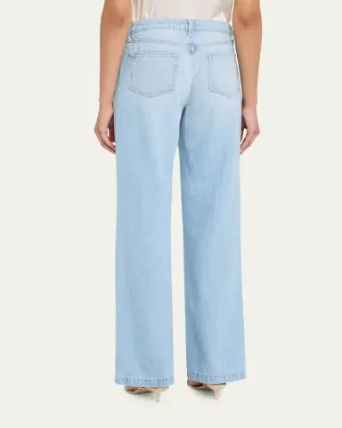 L'Agence Clayton High-Rise Wide-Leg Jeans | Thumbnail 3 L'Agence Clayton High-Rise Wide-Leg Jeans | Thumbnail 3