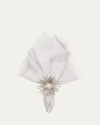 Kim Seybert Chambray Fringe Napkin | Thumbnail 3 Kim Seybert Chambray Fringe Napkin | Thumbnail 3