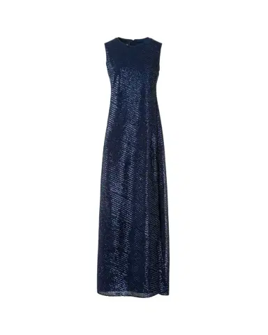 Akris Diagonal Sequined Georgette Gown | Thumbnail 1 Akris Diagonal Sequined Georgette Gown | Thumbnail 1