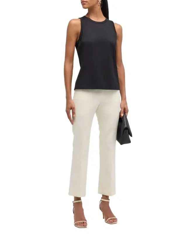 Swiss Cotton Rib Racerback Tank Swiss Cotton Rib Racerback Tank