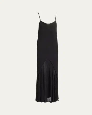 Giorgio Armani Sheer Skirt Panel Jersey Dress | Thumbnail 5 Giorgio Armani Sheer Skirt Panel Jersey Dress | Thumbnail 5