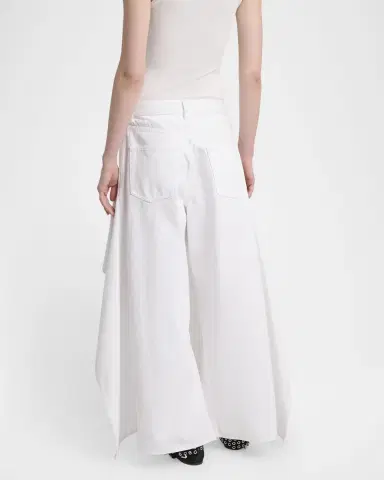 Alaïa Ruffle Slit Jeans | Thumbnail 2 Alaïa Ruffle Slit Jeans | Thumbnail 2
