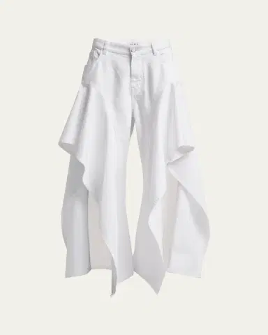 Alaïa Ruffle Slit Jeans | Thumbnail 5 Alaïa Ruffle Slit Jeans | Thumbnail 5
