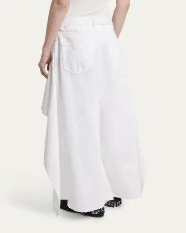 Alaïa Ruffle Slit Jeans | Thumbnail 7 Alaïa Ruffle Slit Jeans | Thumbnail 7