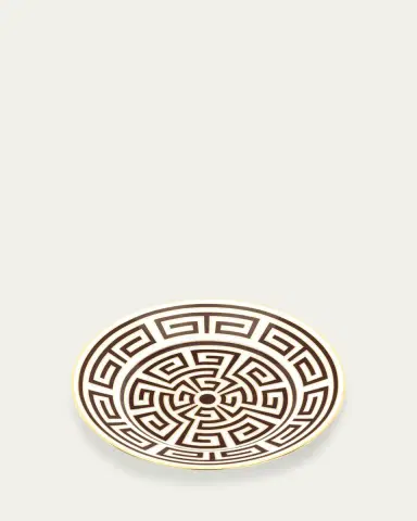 Ginori 1735 Labirinto Ebano Flat Bread Plate | Thumbnail 2 Ginori 1735 Labirinto Ebano Flat Bread Plate | Thumbnail 2
