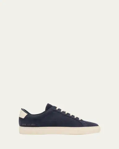Common Projects Men's Retro Oiled Suede Low-Top Sneakers | Thumbnail 3 Common Projects Men's Retro Oiled Suede Low-Top Sneakers | Thumbnail 3