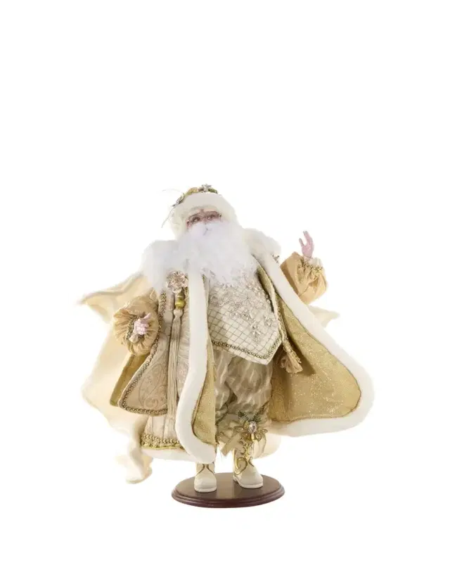 Snow and Pearls Santa with Stand Snow and Pearls Santa with Stand